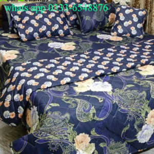7 Pcs Cotton Printed Comforter Set