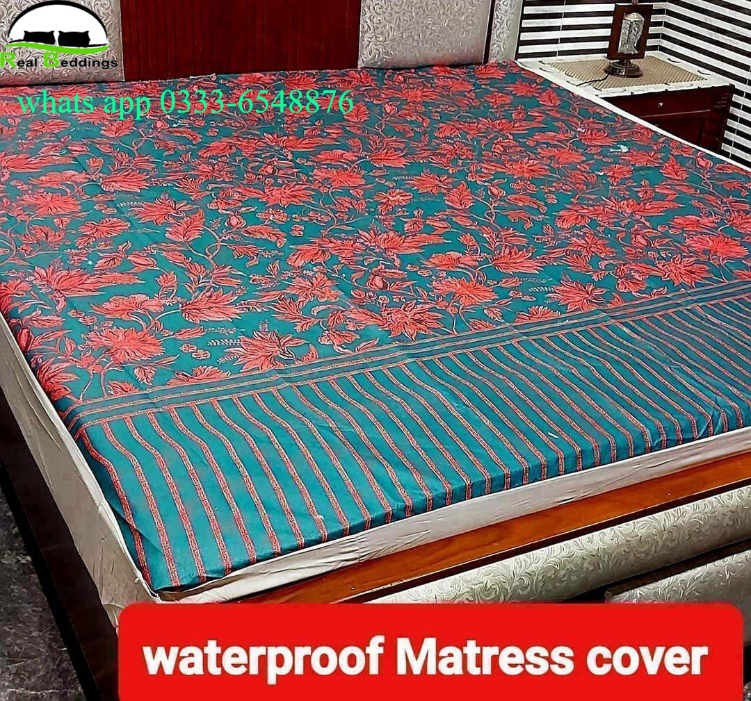 Cotton king size mattress cover