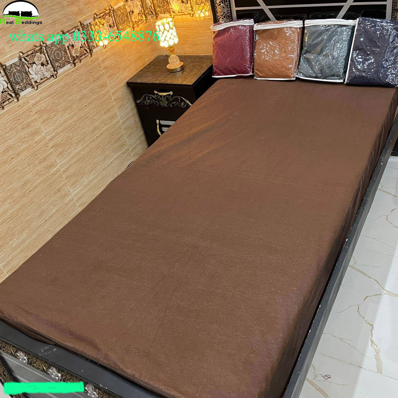 Cotton single Mattress protector