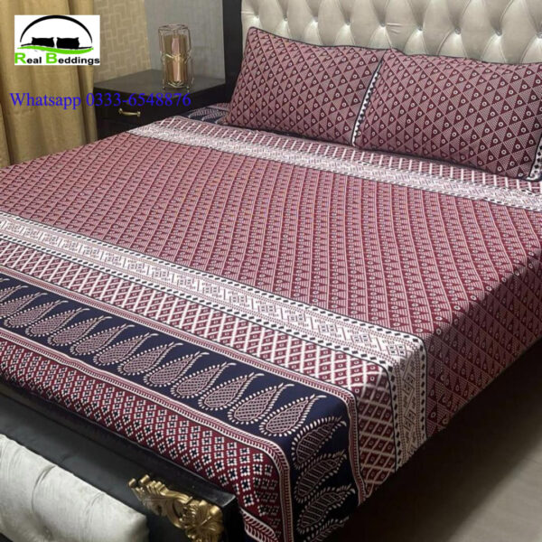 printed cotton bed sheets