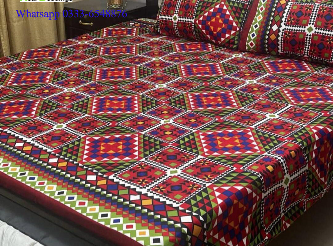 printed cotton bed sheets
