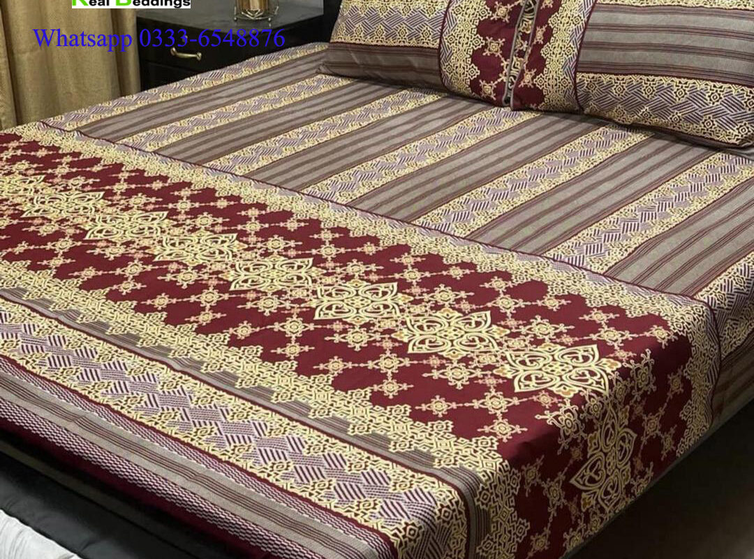 printed cotton bedsheet
