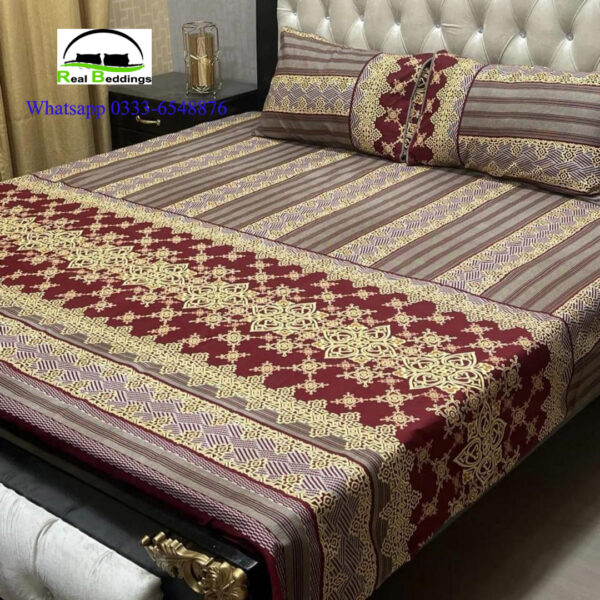 printed cotton bed sheets