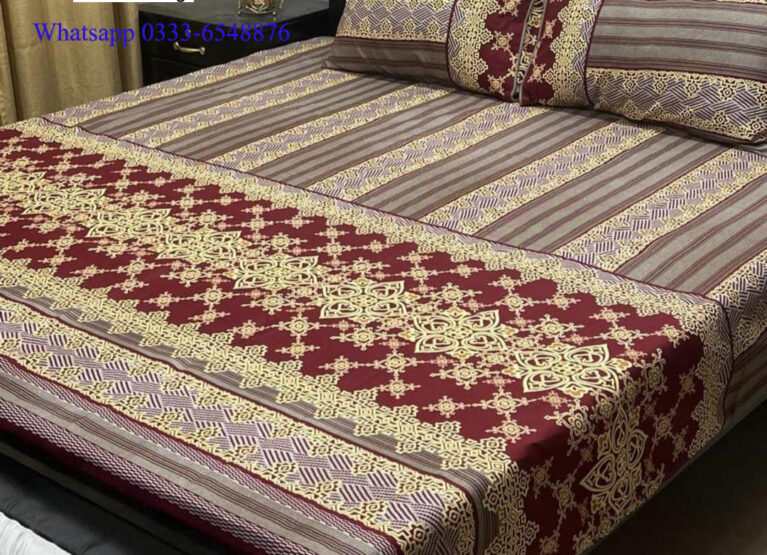 printed cotton bedsheet