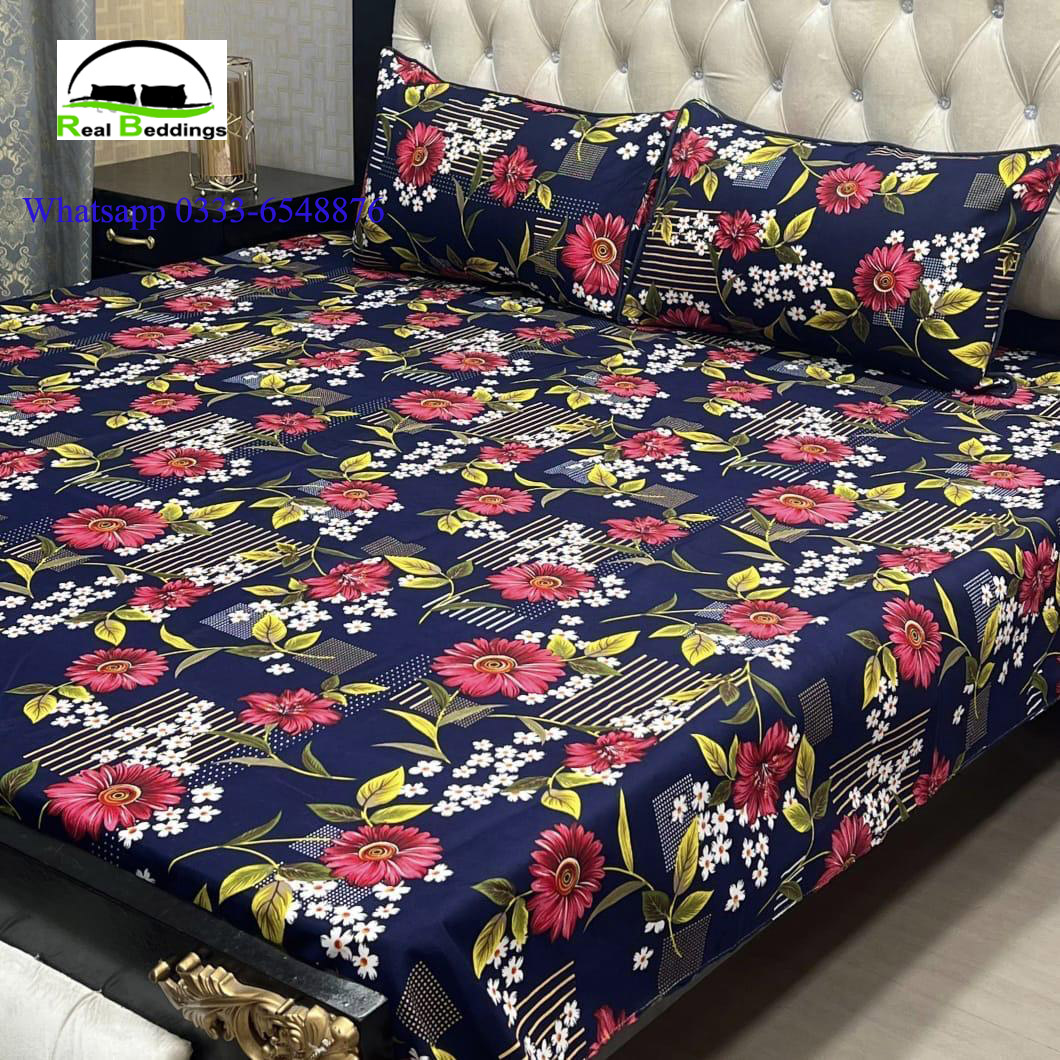 printed cotton bed sheets