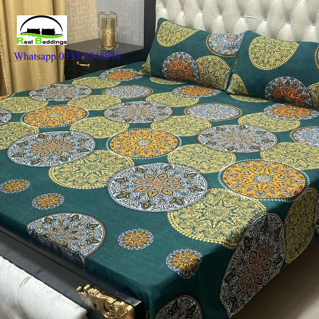 printed cotton bed sheets