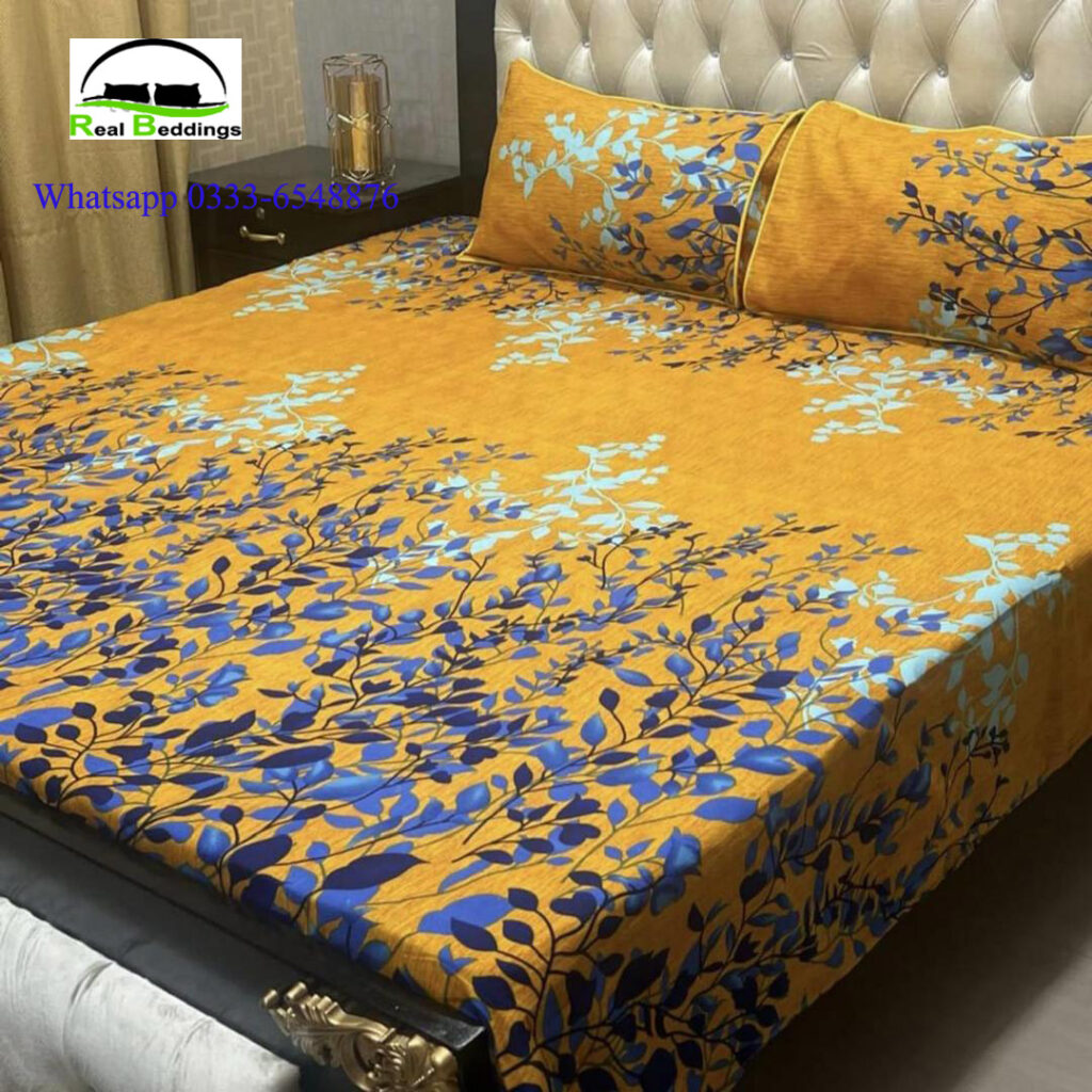 cotton double bed sheets