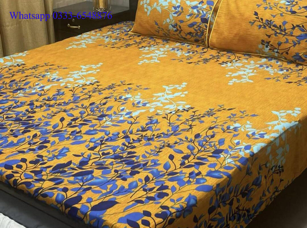 cotton double bed sheets