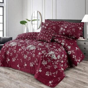 red bedding set