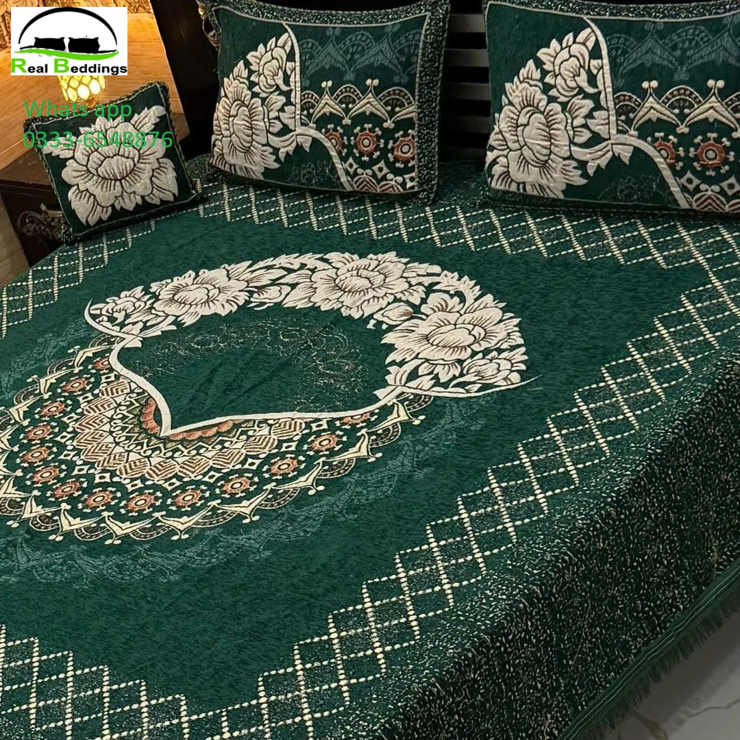 4 Pcs Velvet Bed Sheets