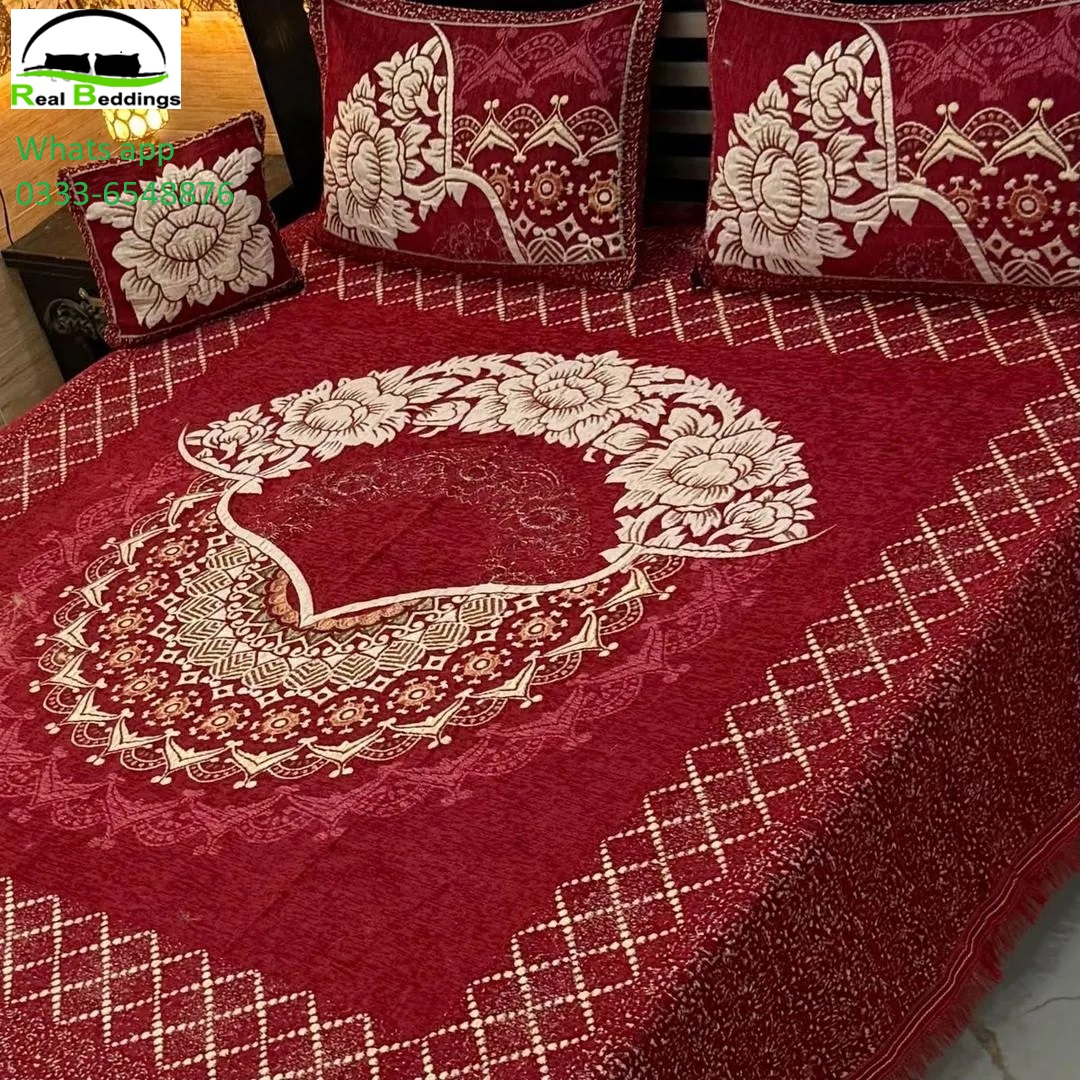 4 Pcs Velvet Bed Sheets