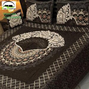 4 Pcs Velvet bed sheets double