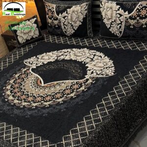 4 Pcs Velvet bed sheets double