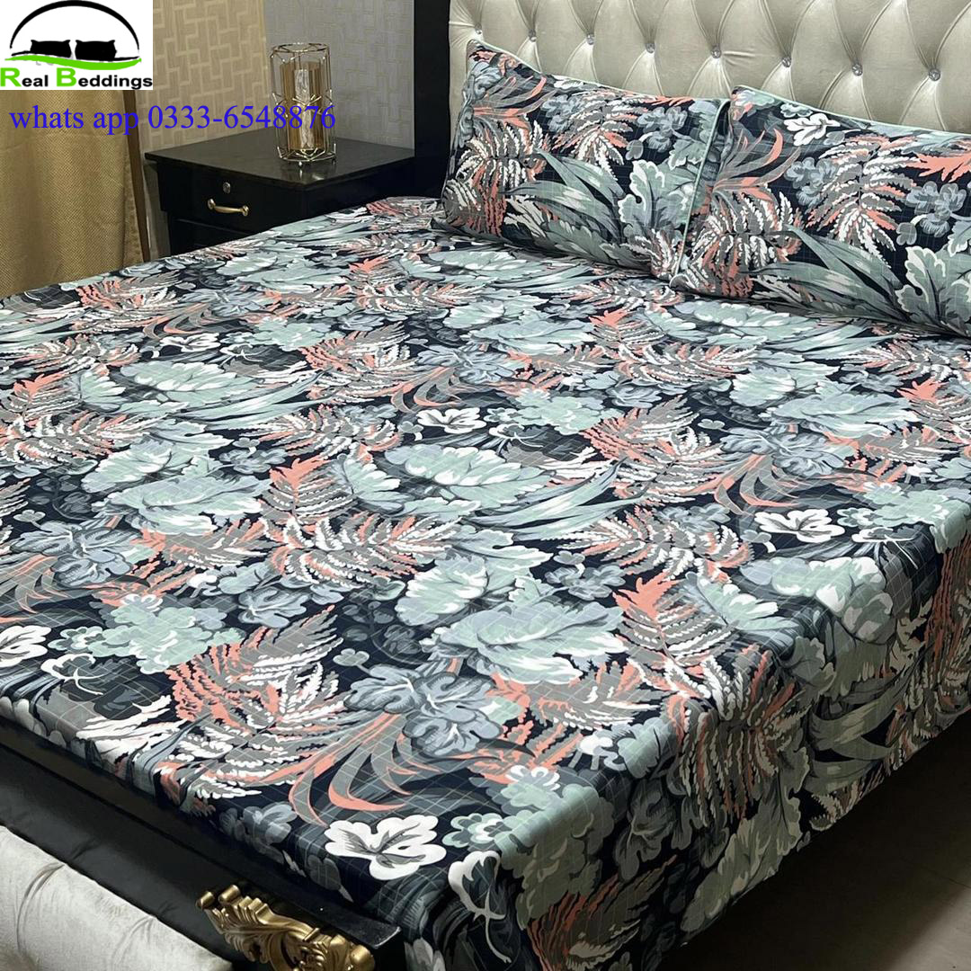 printed cotton bed sheets