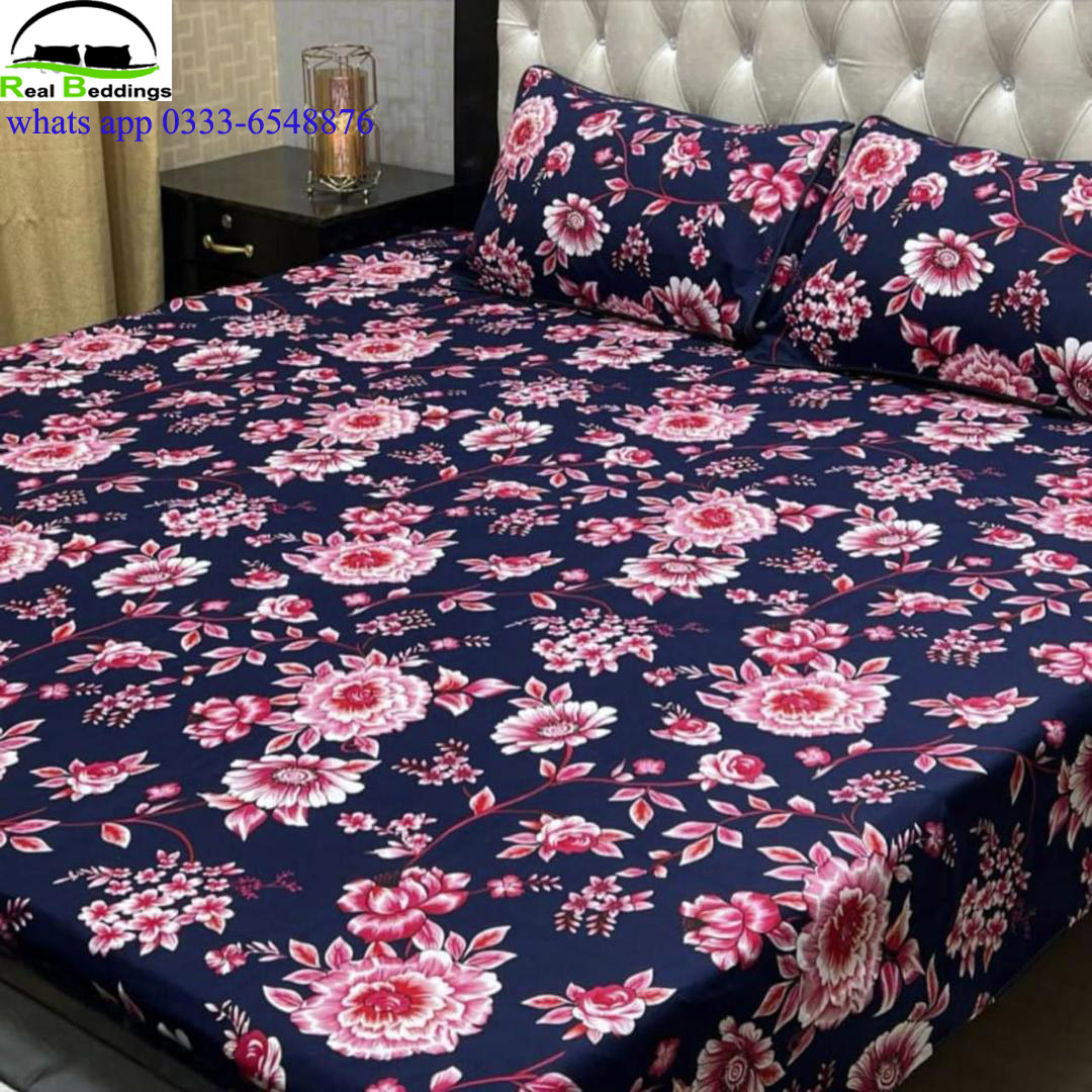 printed cotton bed sheets