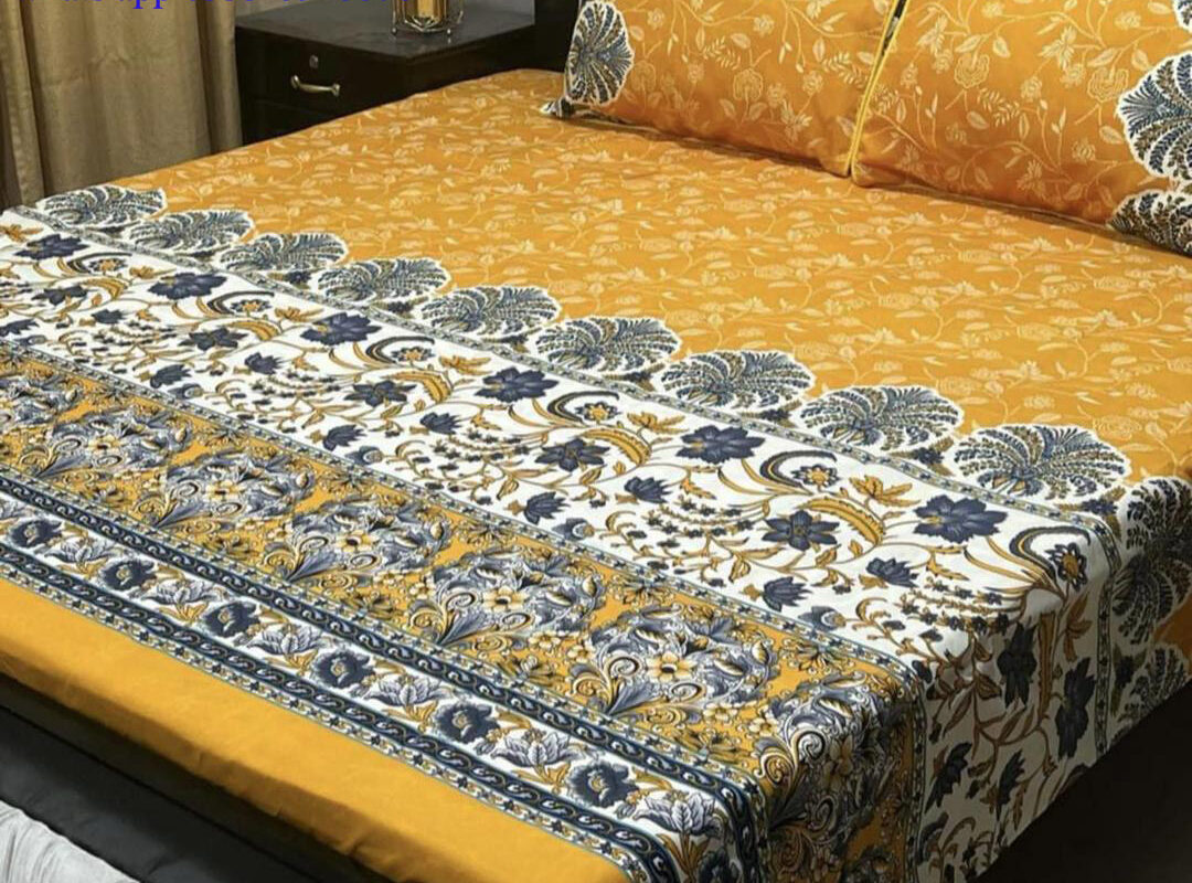 printed cotton bed sheets