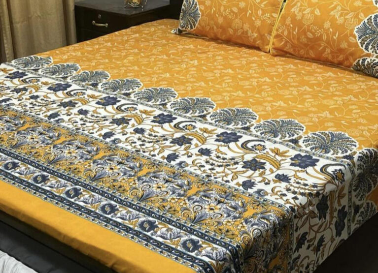 printed cotton bed sheets