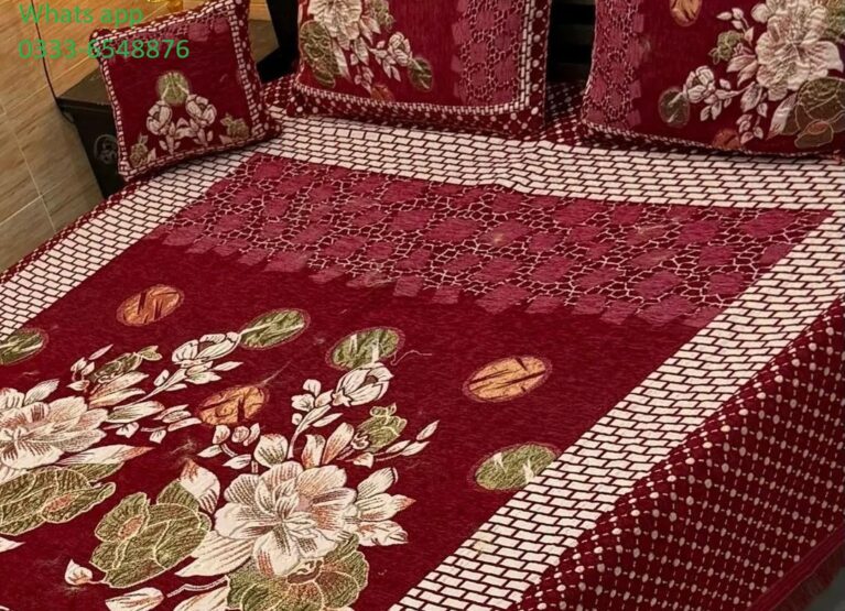 4 Pcs Velvet Bed sheets