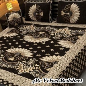 velvet double bedsheet