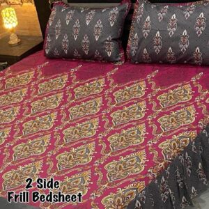 frilled bed sheets