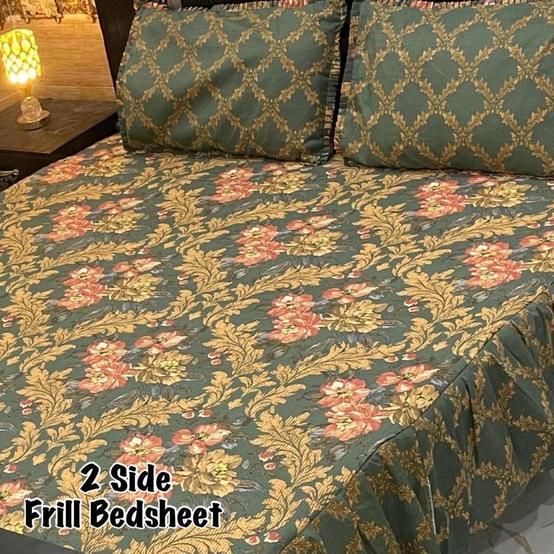 frilled bed sheets