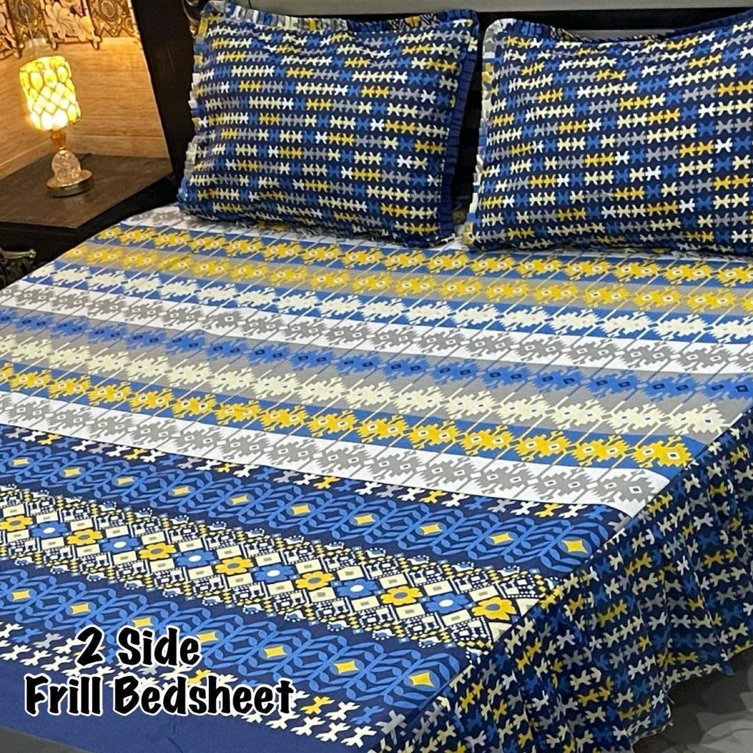 frilled bed sheets