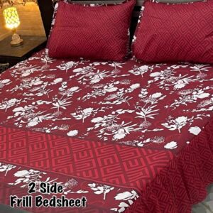 frilled bed sheets