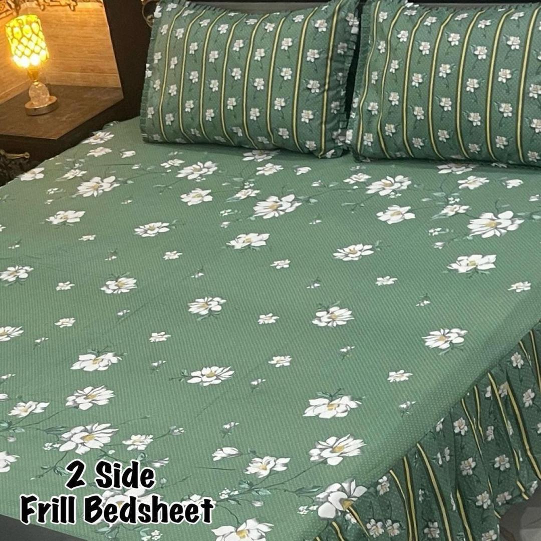 frilled bed sheets