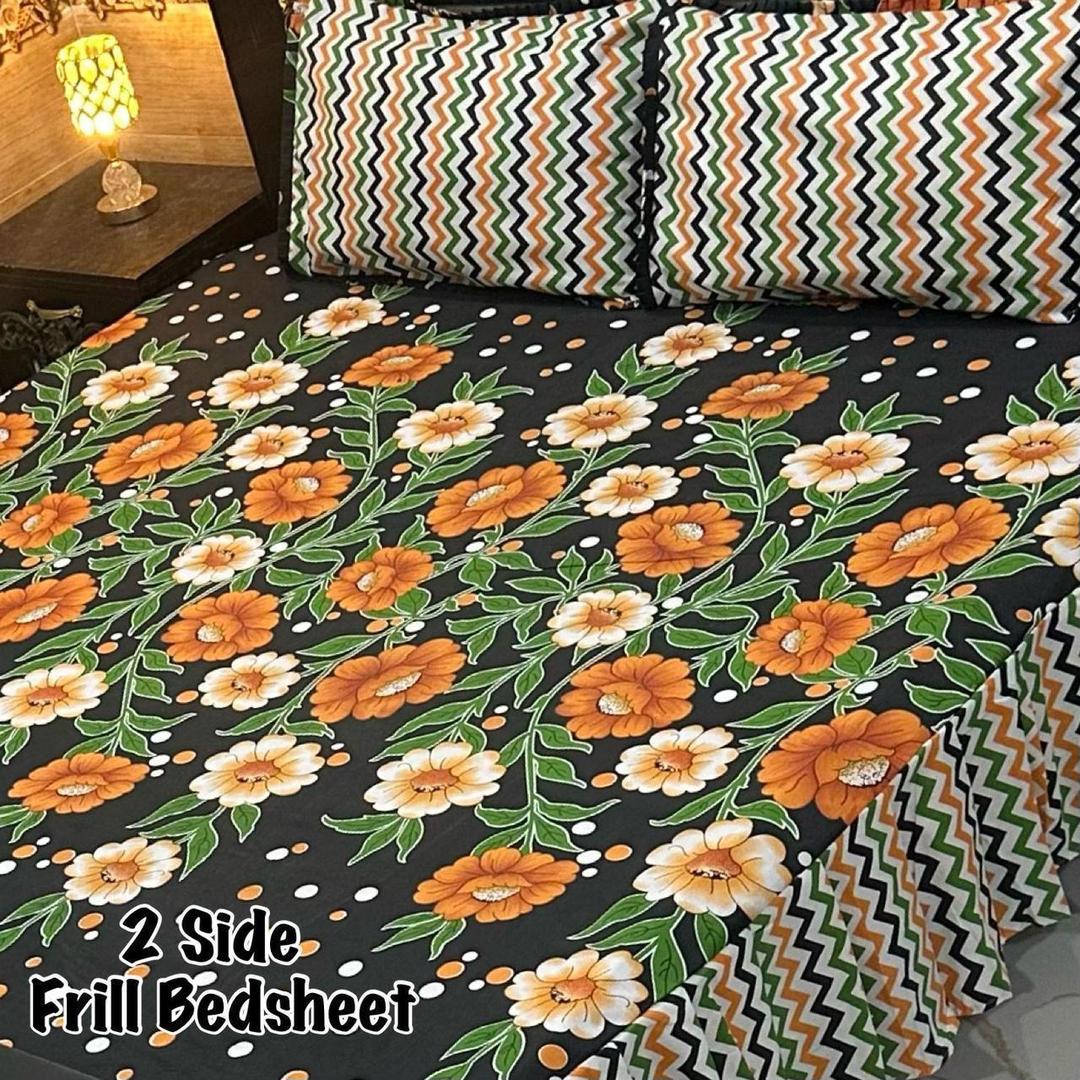frilled bed sheets