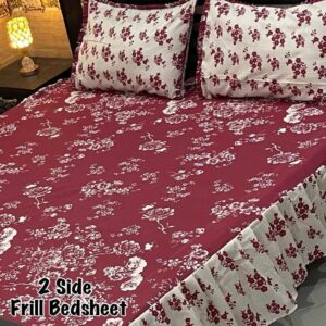 frilled bed sheets
