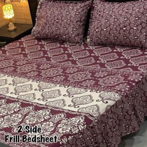 frilled bed sheets