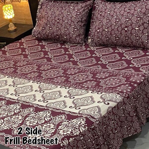 frilled bed sheets