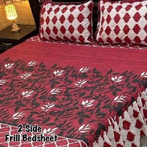 frilled bed sheets