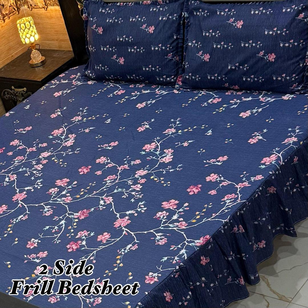 frilled bed sheets