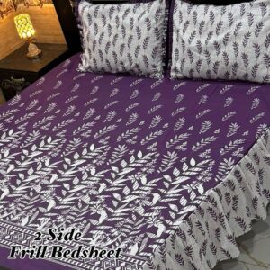 frilled bed sheets