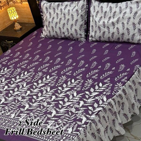 frilled bed sheets