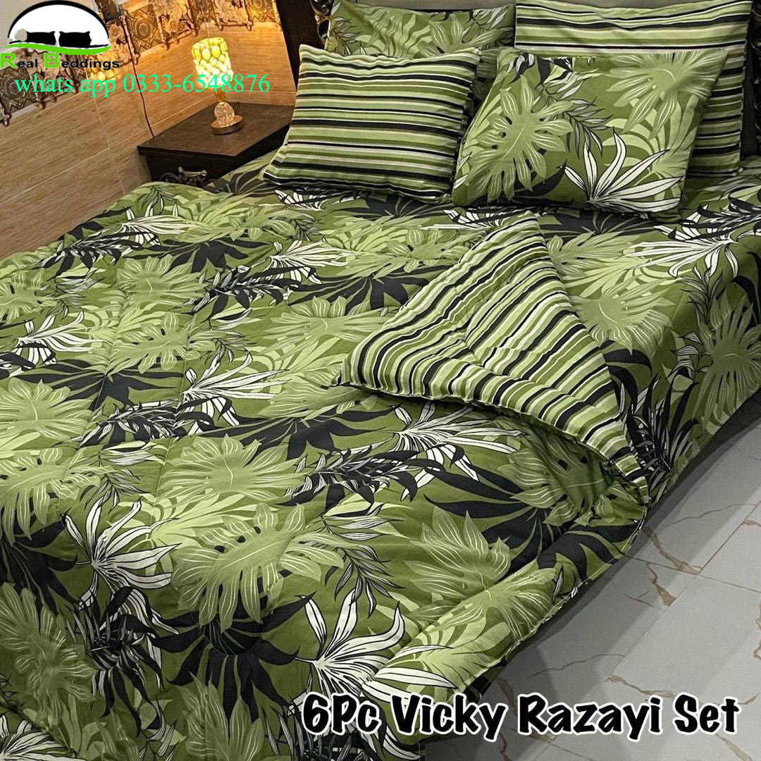 king size cotton double bed razai set