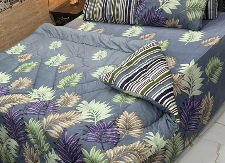 king size cotton double bed razai set