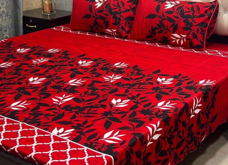 crystal cotton printed bedsheets