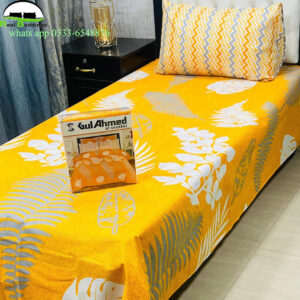cotton printed single bedsheet