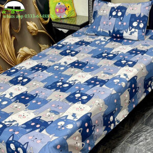 cotton printed single bedsheet