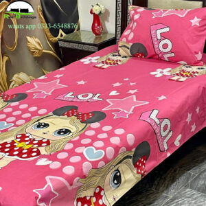 printed cotton bedsheet -single