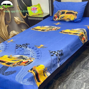 printed cotton bedsheet -single