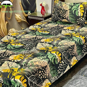 printed cotton bedsheet -single