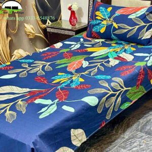 printed cotton bedsheet -single