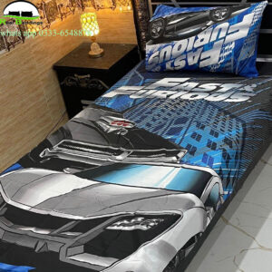 printed cotton bedsheet -single