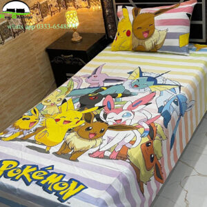 printed cotton bedsheet -single