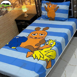 printed cotton bedsheet -single