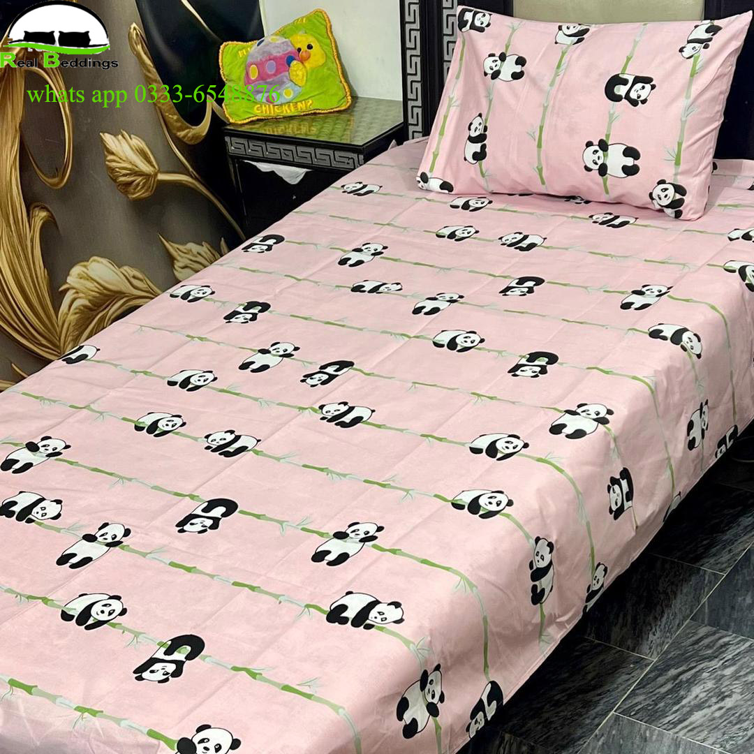printed cotton bed sheets-single