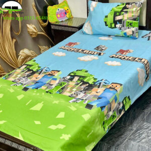 printed cotton bed sheets-single